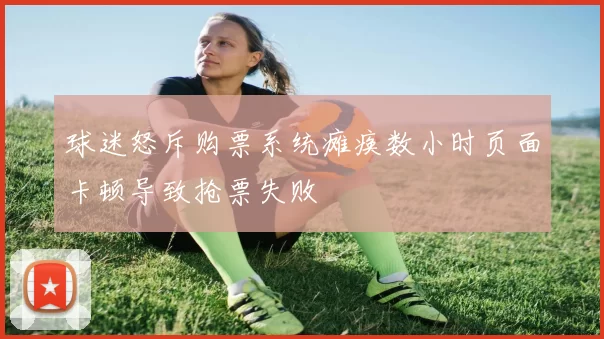 球迷怒斥购票系统瘫痪数小时页面卡顿导致抢票失败